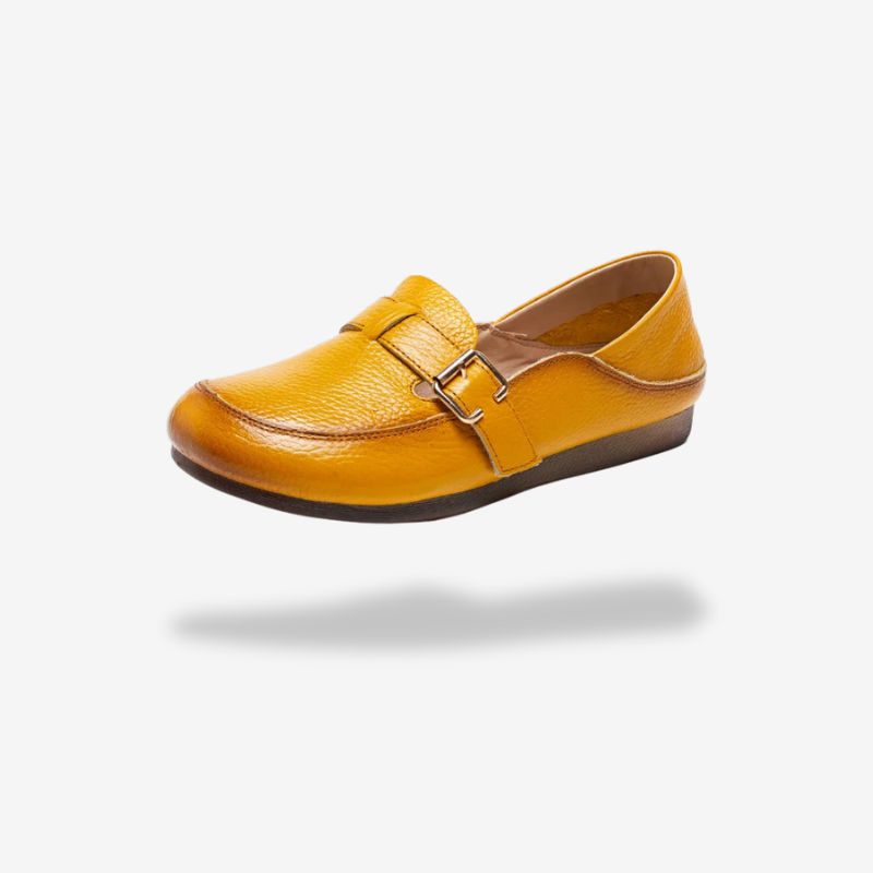 Mocassin Femme <br> Jaune