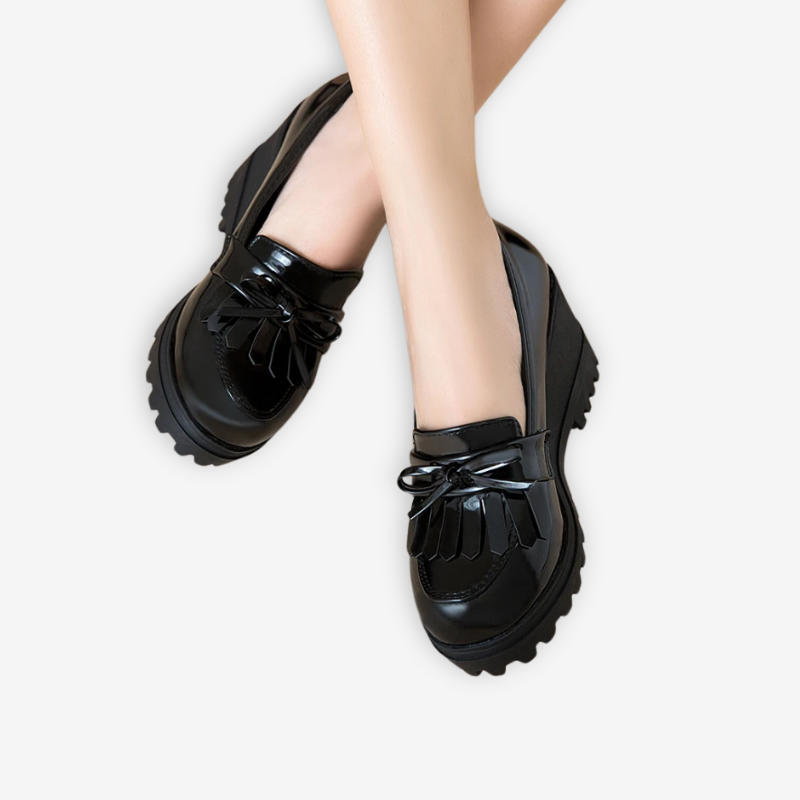 Mocassin Femme <br> Compensé Luxe