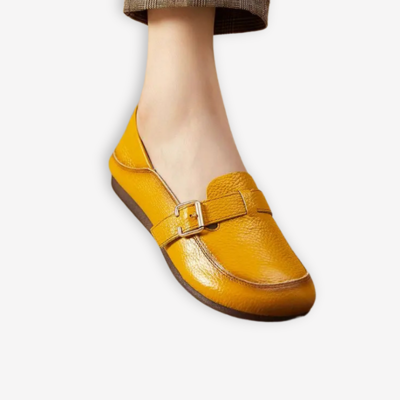 Mocassin Femme <br> Jaune