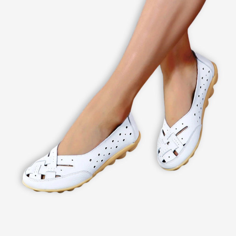 Mocassin Femme <br> Tressé