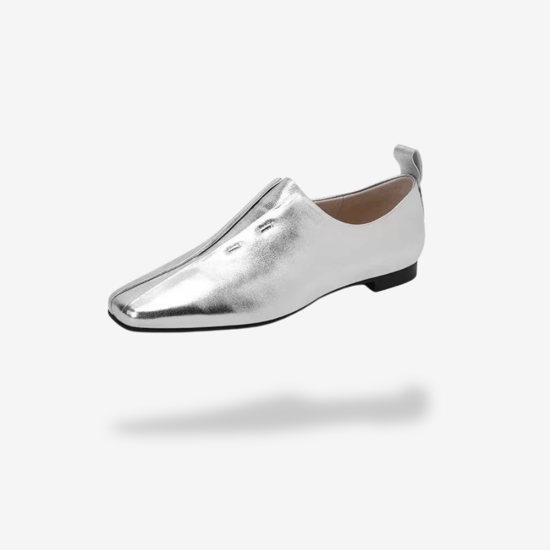 Mocassin Argenté | L'Empreinte du Cuir