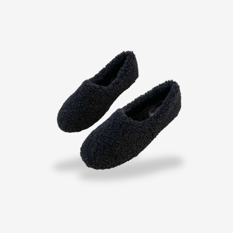 Mocassin Fourrure Femme