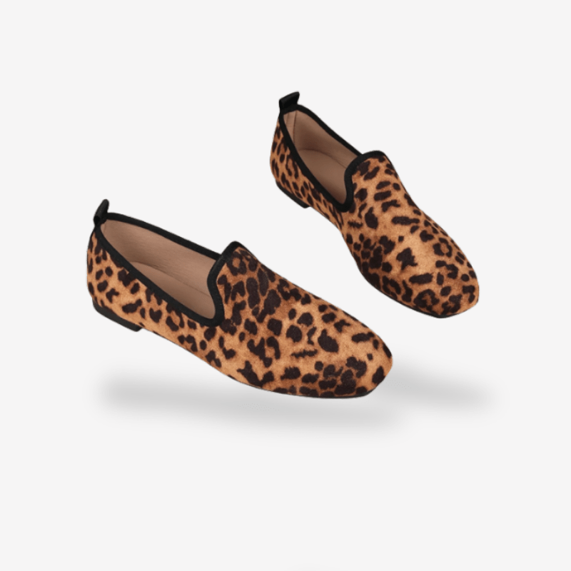 Mocassin Léopard Femme