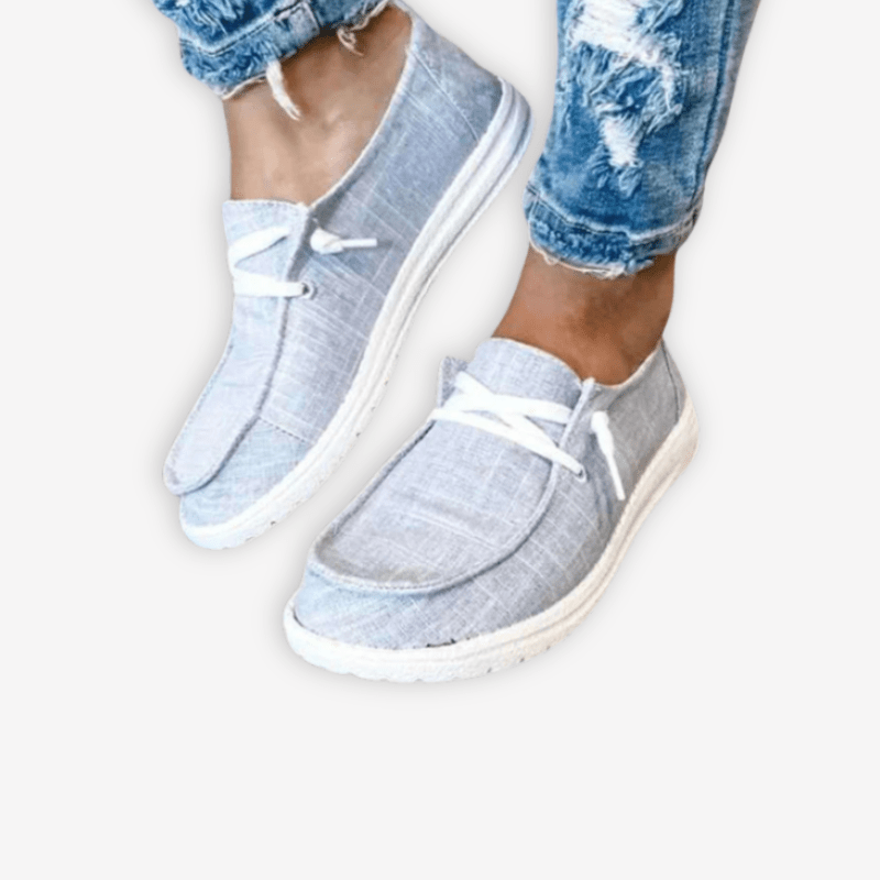 Mocassin Toile Femme