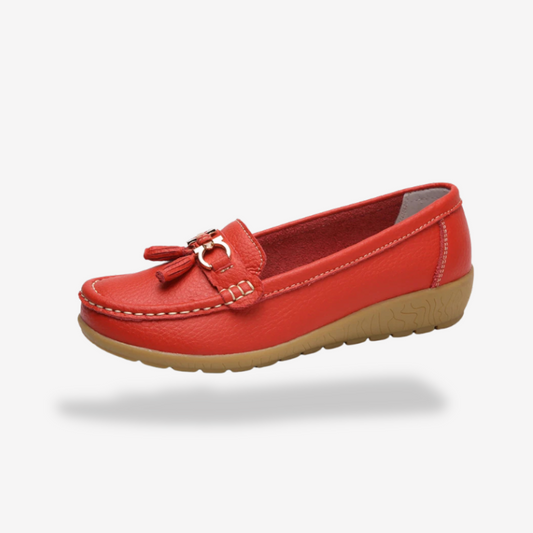 Mocassin Femme <br> Pompon