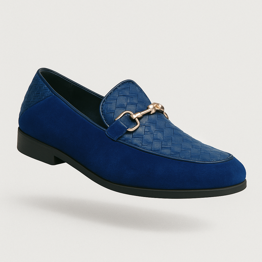 Mocassin Homme <br> Cuir Tressé