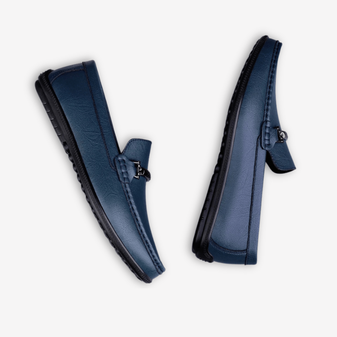Mocassin Bleu Homme | L'Empreinte du Cuir