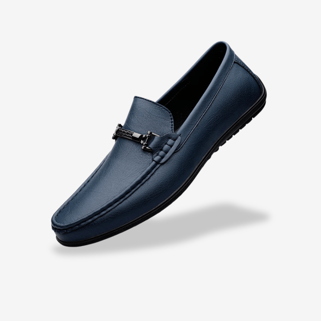 Mocassin Bleu Homme | L'Empreinte du Cuir