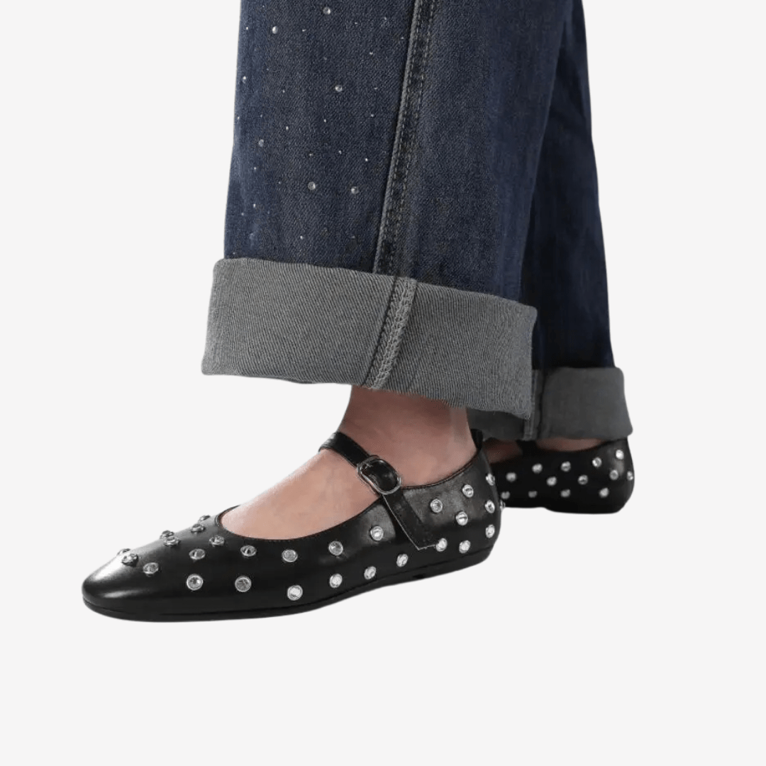Mocassin Clouté Femme | L'Empreinte du Cuir