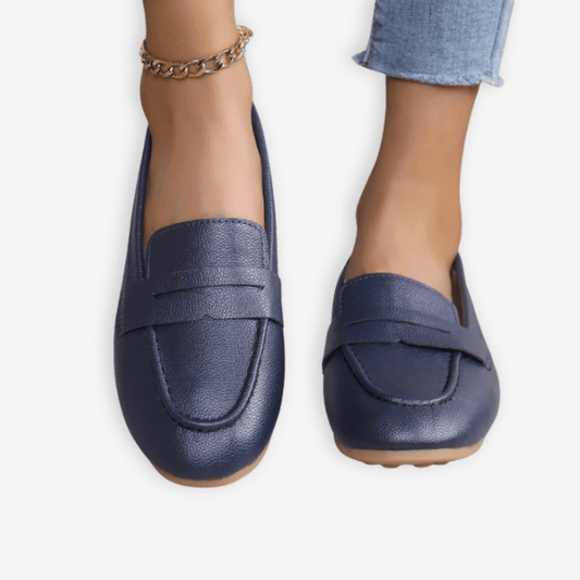 Mocassin Femme Marine | L'Empreinte du Cuir