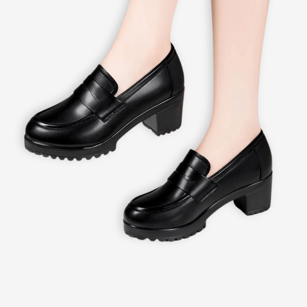 Mocassin Femme Talon 5 cm | L'Empreinte du Cuir