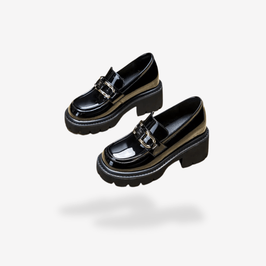 Mocassin Femme Talon Compensé | L'Empreinte du Cuir