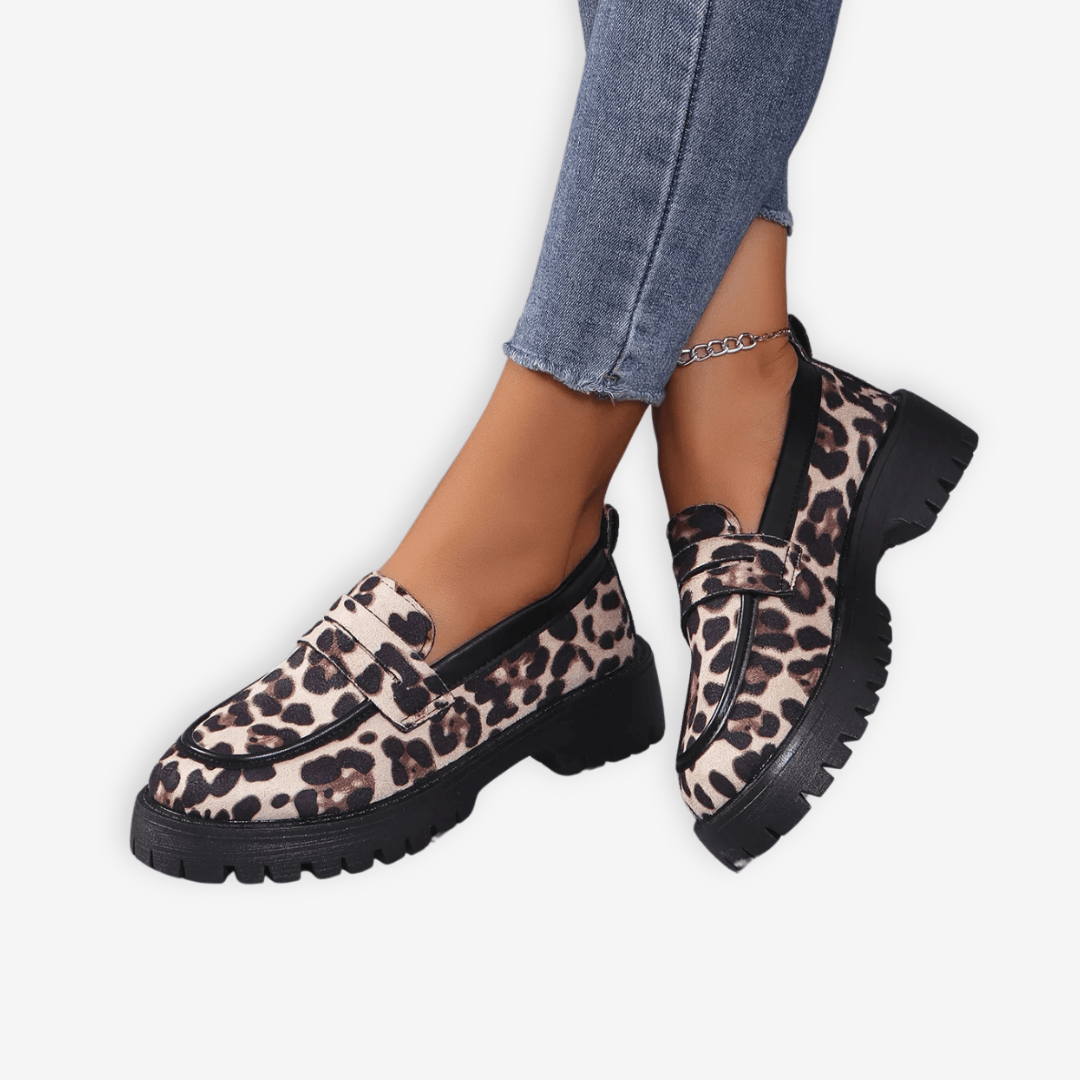 Mocassin Leopard | L'Empreinte du Cuir