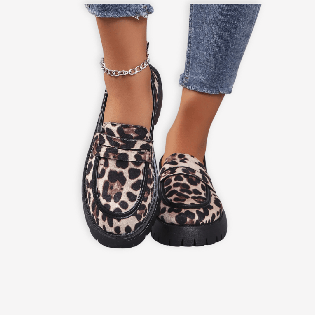 Mocassin Leopard | L'Empreinte du Cuir